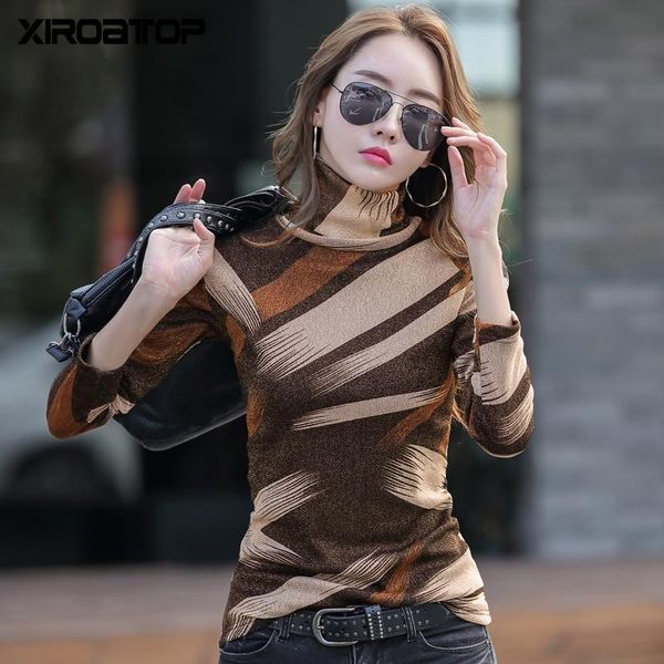 women's t-shirt winter fleece tshirt bright silk high neck bottoming shirt long-sleeved korean style slim, White
women's t-shirt winter fleece tshirt bright silk high neck bottoming shirt long-sleeved korean style slim, White