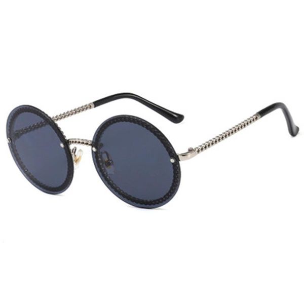 sunglasses small fragrance chain decorative glasses retro round trend ocean film net red street s, White;black
sunglasses small fragrance chain decorative glasses retro round trend ocean film net red street s, White;black