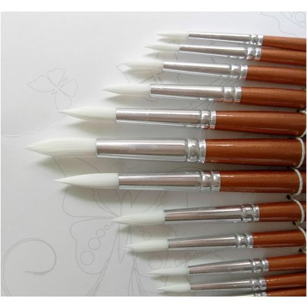 24pcs /lot round shape nylon hair wooden handle paint brush set tool for art school watercolor acrylic p jlldhy sinabag
24pcs /lot round shape nylon hair wooden handle paint brush set tool for art school watercolor acrylic p jlldhy sinabag
