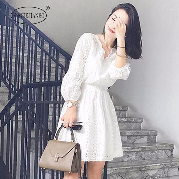 spring and summer 2020 new women clothes south korean holiday beach little fragrant fairy lantern long sleeve hollow lace dress1, Black;gray
spring and summer 2020 new women clothes south korean holiday beach little fragrant fairy lantern long sleeve hollow lace dress1, Black;gray