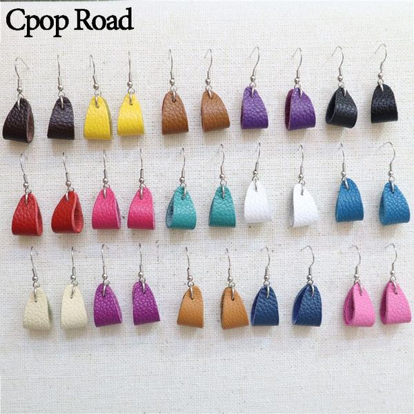 dangle & chandelier cpop fold real leather earrings for women simple elegant fashion jewelry accessories gift wholesale drop, Silver
dangle & chandelier cpop fold real leather earrings for women simple elegant fashion jewelry accessories gift wholesale drop, Silver