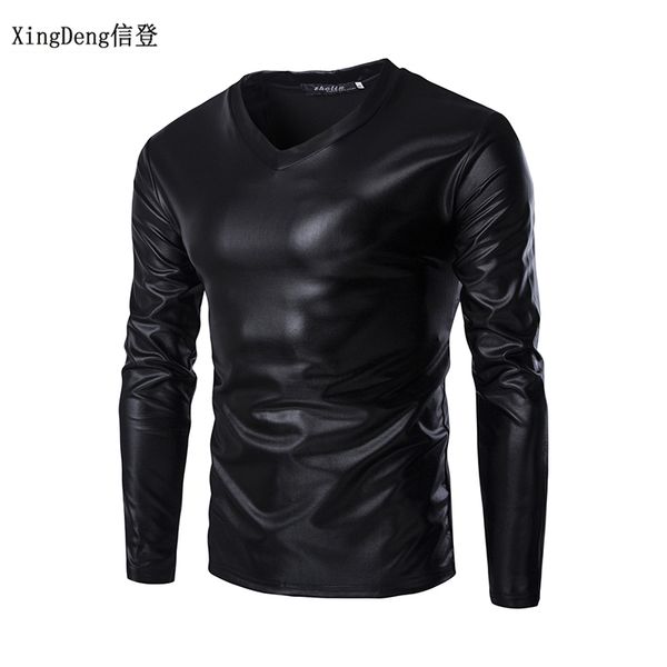leather dj bar and show nightclub clothing men's large size round collar t-shirt men tees spring clothes kg-292, White;black
leather dj bar and show nightclub clothing men's large size round collar t-shirt men tees spring clothes kg-292, White;black