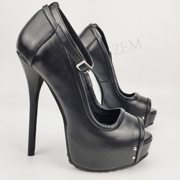 berzimer women platform heels stiletto high heels pumps peep toe party prom zapatos ladies shoes woman large size 44 45 46 52 lj200928, Black
berzimer women platform heels stiletto high heels pumps peep toe party prom zapatos ladies shoes woman large size 44 45 46 52 lj200928, Black