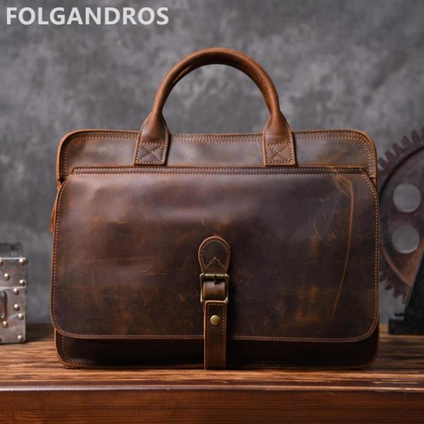 men's brand vintage briefcases genuine leather business document computer briefcase large capacity cowhide leather shoulder bag
men's brand vintage briefcases genuine leather business document computer briefcase large capacity cowhide leather shoulder bag