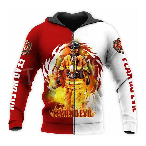 firemen fear no evil 3d all over printed crewneck zipper hoodies sports casual special gift streetwear vacation men clothing, Black
firemen fear no evil 3d all over printed crewneck zipper hoodies sports casual special gift streetwear vacation men clothing, Black