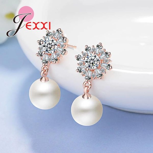 stud fashion elegant 925 sterling silver pearl earrings with snowflake decoration for women female party engagement jewelry1, Golden;silver
stud fashion elegant 925 sterling silver pearl earrings with snowflake decoration for women female party engagement jewelry1, Golden;silver