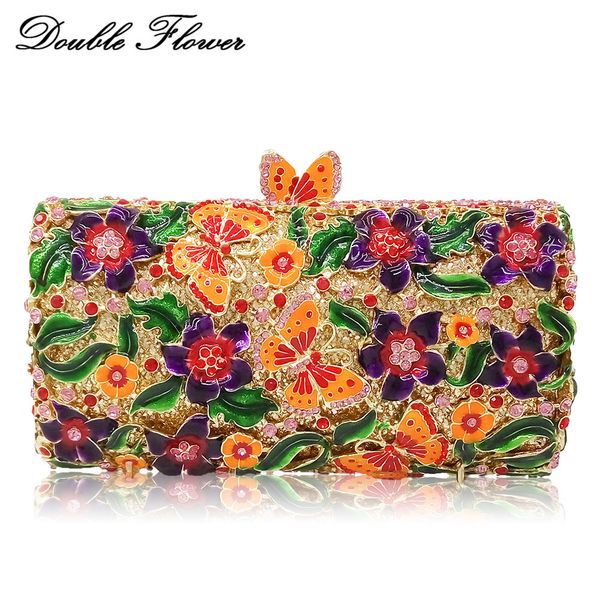 double flower butterfly & floral women crystal evening handbags hard case metal wedding clutches bag bridal minaudiere clutch c0121
double flower butterfly & floral women crystal evening handbags hard case metal wedding clutches bag bridal minaudiere clutch c0121