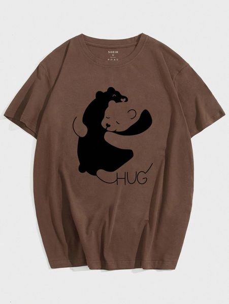 men cartoon & letter graphic tee z0t3#, White;black
men cartoon & letter graphic tee z0t3#, White;black