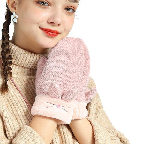 five fingers gloves winter women keep warm plus velvet inside full finger cartoon cute lovely japanese style thicken female cycling mittens, Blue;gray
five fingers gloves winter women keep warm plus velvet inside full finger cartoon cute lovely japanese style thicken female cycling mittens, Blue;gray