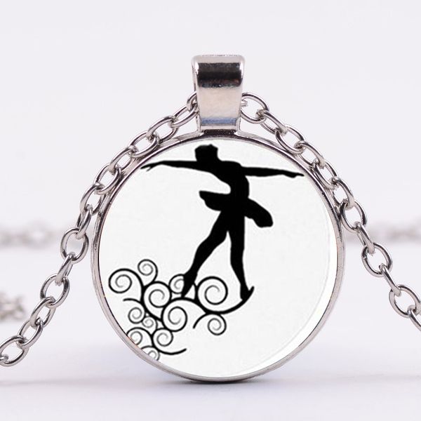 ballerina girl necklace dancing girl fairy angel ballet dance chain necklaces glass charm statement jewelry fashion, Silver
ballerina girl necklace dancing girl fairy angel ballet dance chain necklaces glass charm statement jewelry fashion, Silver