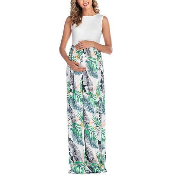 print round neck sleeveless maternity dress, Black;white
print round neck sleeveless maternity dress, Black;white