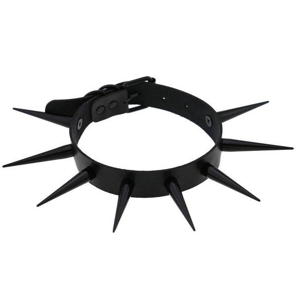 big black spike rivets wild punk rock leather harness choker necklaces women gothic harajaku statement party anime rave jewelry, Golden;silver
big black spike rivets wild punk rock leather harness choker necklaces women gothic harajaku statement party anime rave jewelry, Golden;silver