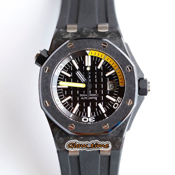 version black ceramics bezel a2836 automatic 15706au.oo.a002ca.01 sapphire mens watch black carbon fiber case rubber strap sport watches, Slivery;brown
version black ceramics bezel a2836 automatic 15706au.oo.a002ca.01 sapphire mens watch black carbon fiber case rubber strap sport watches, Slivery;brown