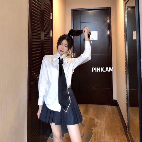 2020 in new celebrity the spring of chain bright side tie two pieces wear long sleeve shirt rlzw, White
2020 in new celebrity the spring of chain bright side tie two pieces wear long sleeve shirt rlzw, White