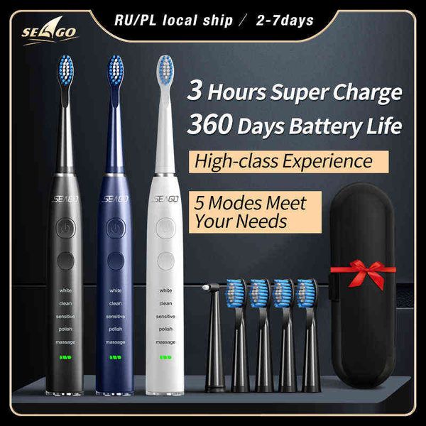 nxy toothbrush seago sonic electric toothbrush upgraded waterproof usb rechargeable 360 days long standby time with5 brush head gift 0222
nxy toothbrush seago sonic electric toothbrush upgraded waterproof usb rechargeable 360 days long standby time with5 brush head gift 0222