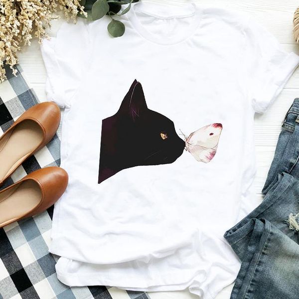 женщины lady мультфильм кошка домашнее животное милая мода животных 90s print t tee женская футболка для женской рубашки одежда верхняя граф, White
женщины lady мультфильм кошка домашнее животное милая мода животных 90s print t tee женская футболка для женской рубашки одежда верхняя граф, White