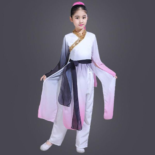 stage wear children yangko dance costume for oriental folk dress girl classic fan clothing umbrella outfit 90, Black;red
stage wear children yangko dance costume for oriental folk dress girl classic fan clothing umbrella outfit 90, Black;red