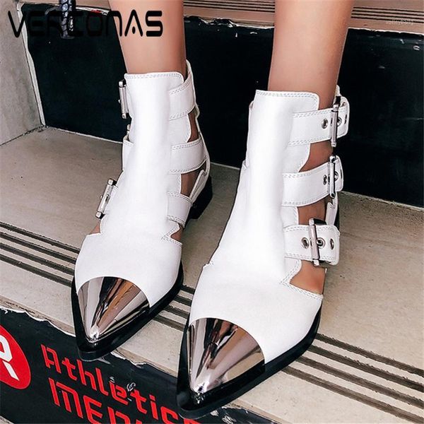 verconas 2020 fashion woman boots woman pumps genuine leather metal decoration new arrival pointed toe square heels shoes1, Black
verconas 2020 fashion woman boots woman pumps genuine leather metal decoration new arrival pointed toe square heels shoes1, Black