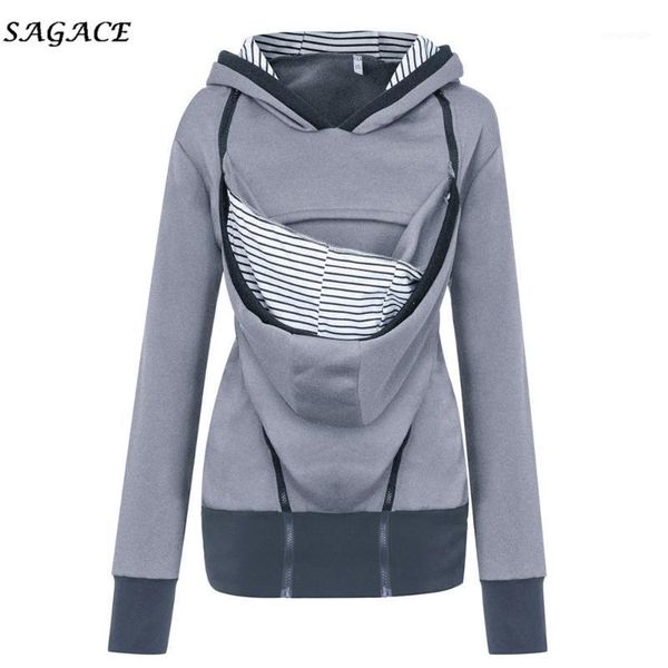sagace clothes coats women fashion winter stripe soft maternity striped baby pouch carrier hoodie kangaroo zipper pregnancy coat1, Black;brown
sagace clothes coats women fashion winter stripe soft maternity striped baby pouch carrier hoodie kangaroo zipper pregnancy coat1, Black;brown