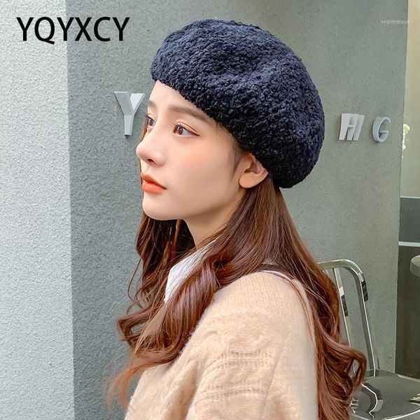 YQYXCY Hat Women Winter Beret Femme Cashmere Flat Solid Color Retro Painter Cap Chapeau Femme Gorras Thick Warm New1, Blue;gray
YQYXCY Hat Women Winter Beret Femme Cashmere Flat Solid Color Retro Painter Cap Chapeau Femme Gorras Thick Warm New1, Blue;gray