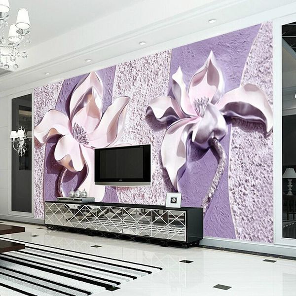customize any size 3d relief purple magnolia bedroom tv background wall paper home decor living room non woven mural wallpaper f wmtwcl
customize any size 3d relief purple magnolia bedroom tv background wall paper home decor living room non woven mural wallpaper f wmtwcl