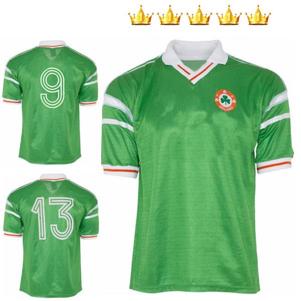 1988 1990 retro ireland soccer jersey home green 88 90 irish classic vintage aldridge quinn cascarino houghton jersey football shirts, Black;yellow
1988 1990 retro ireland soccer jersey home green 88 90 irish classic vintage aldridge quinn cascarino houghton jersey football shirts, Black;yellow