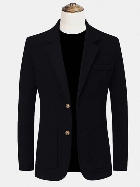 men solid single breasted overcoat 45pu#, Black;brown