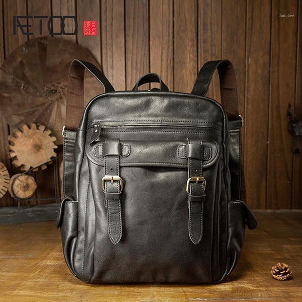 backpack aetoo cowhide backpack, men's leather leisure travel bag, simple trendy computer bag1
backpack aetoo cowhide backpack, men's leather leisure travel bag, simple trendy computer bag1