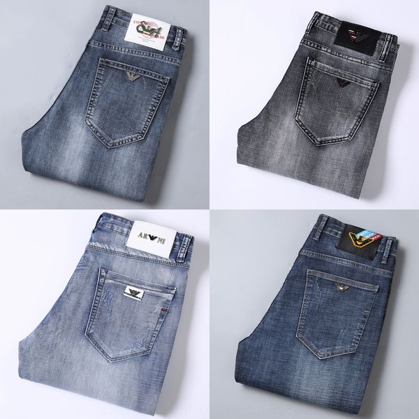 rk5yr summer and slim thin small jeans men's jeans fit fashion feet korean elastic small straight pants for men mil71, Blue
rk5yr summer and slim thin small jeans men's jeans fit fashion feet korean elastic small straight pants for men mil71, Blue