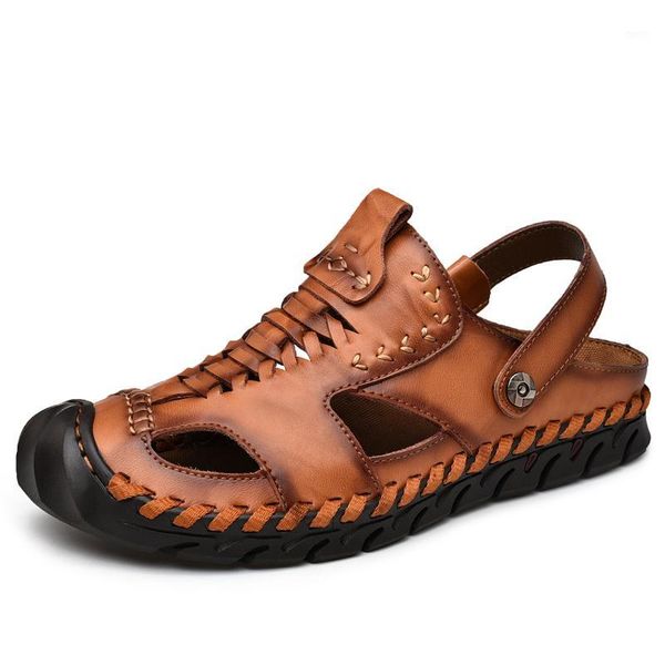 summer beach sandals male fashion flat casual shoes men soft leather walking male sandals outdoor leather men casual shoes1, Black
summer beach sandals male fashion flat casual shoes men soft leather walking male sandals outdoor leather men casual shoes1, Black