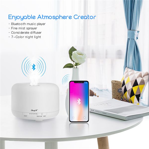 700ml ultrasonic air aroma humidifier home electric aromatherapy essential oil aroma diffuser with smart bluetooth music speaker 1012
700ml ultrasonic air aroma humidifier home electric aromatherapy essential oil aroma diffuser with smart bluetooth music speaker 1012