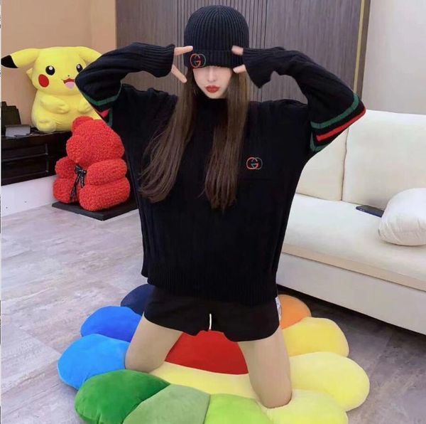 2020 gift a hat, web celebrity sweater for women 2020 autumn new embroidered pullovers to match the trend of, White;black
2020 gift a hat, web celebrity sweater for women 2020 autumn new embroidered pullovers to match the trend of, White;black