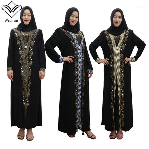 wechery luxury dress muslim style sequins islamic traditional costume black beading abaya moroccan robe dubai1, Red
wechery luxury dress muslim style sequins islamic traditional costume black beading abaya moroccan robe dubai1, Red