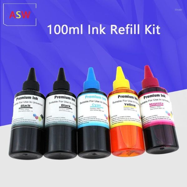 

ink refill kits 100ml dye kit for canon pg510 cl511 pg 540 545 445 440 cl 541 546 446 441 xl printer inkjet cartridge tank1