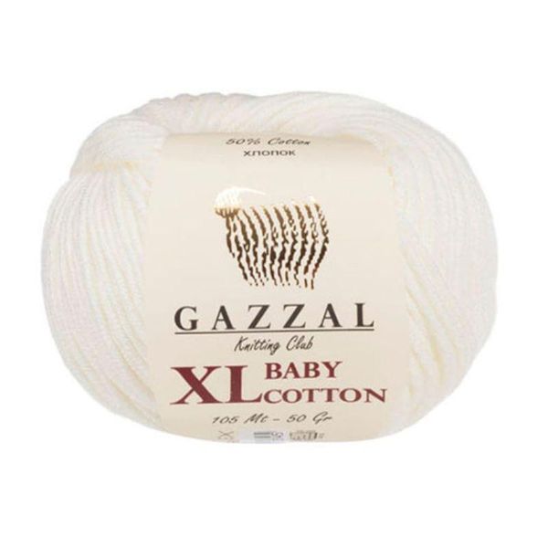 yarn thread 1 pack (5 balls) gazzal baby cotton xl ( 50 gram / 105 meter ) crochet tool kit, Black;white
yarn thread 1 pack (5 balls) gazzal baby cotton xl ( 50 gram / 105 meter ) crochet tool kit, Black;white
