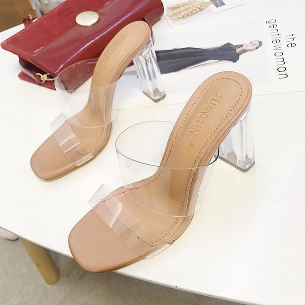 sondr 2021 genuine leather slipper women summer new arrival sandals fashion transparent crystal high heels clear women's shoes, Black
sondr 2021 genuine leather slipper women summer new arrival sandals fashion transparent crystal high heels clear women's shoes, Black