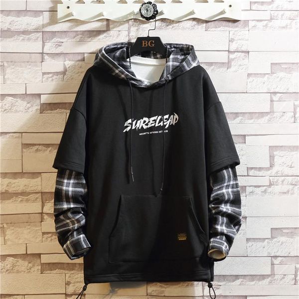2021 black patchwork hoodies autumn spring men's sweatshirts hiphop punk streetwear casual pullover
2021 black patchwork hoodies autumn spring men's sweatshirts hiphop punk streetwear casual pullover