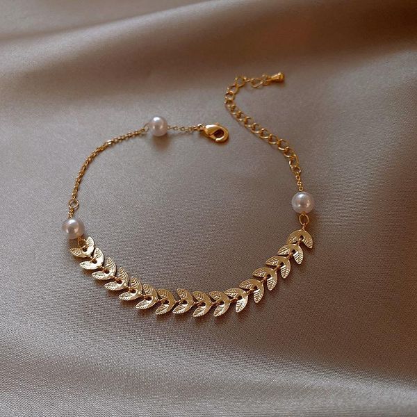 avebien ins fashion bracelet for women gifts for the new year jewelry 2021 wheat imitation pearls bracelets girls bracelet, Black
avebien ins fashion bracelet for women gifts for the new year jewelry 2021 wheat imitation pearls bracelets girls bracelet, Black
