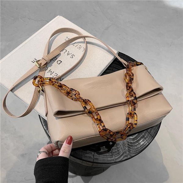 totes spring trend acrylic chain solid shoulder bags for women casual design soft foldable pouch pu leather crossbody bag
totes spring trend acrylic chain solid shoulder bags for women casual design soft foldable pouch pu leather crossbody bag