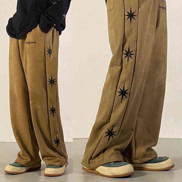 casual pants men printed trousers 2022 spring new american high street vintage casual loose wide-leg streetwear trend 0214, Black
casual pants men printed trousers 2022 spring new american high street vintage casual loose wide-leg streetwear trend 0214, Black