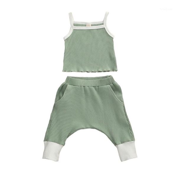 6m-3years kid baby girl boy outfits cute infant sleeveless sling crop pocket pants ribbed clothes set 0-3y1, White
6m-3years kid baby girl boy outfits cute infant sleeveless sling crop pocket pants ribbed clothes set 0-3y1, White