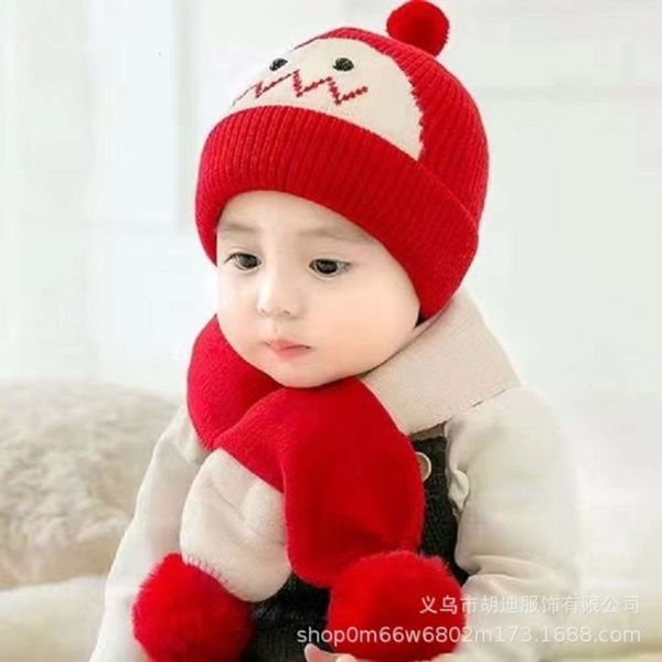 suit children's scarf winter cute warm knitting wool boy's baby hat collar, Red;brown
suit children's scarf winter cute warm knitting wool boy's baby hat collar, Red;brown
