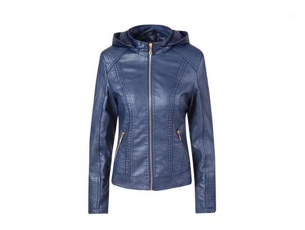 autumn winter women clothing fashion hooded zipper female pu leather jacket slim faux leather outerwear short flocking coa1, Black
autumn winter women clothing fashion hooded zipper female pu leather jacket slim faux leather outerwear short flocking coa1, Black