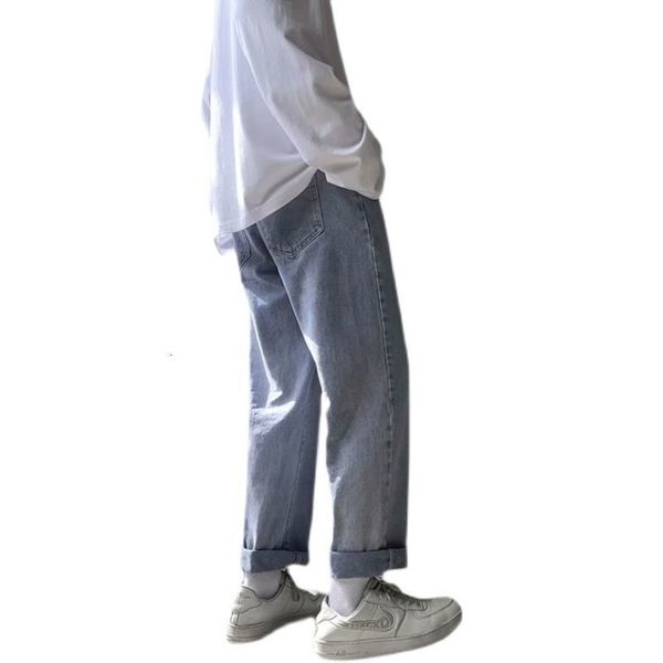 winter 2021 the new stripe straight jeans loosens all-match student blue legged pants jdae
winter 2021 the new stripe straight jeans loosens all-match student blue legged pants jdae