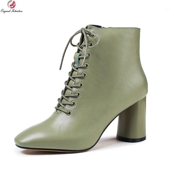 boots original intention elegant women real leather square toe heels black green shoes woman us size 3-10.51
boots original intention elegant women real leather square toe heels black green shoes woman us size 3-10.51