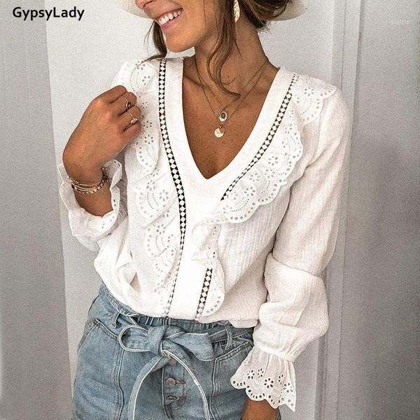 gypsylady white 100%cotton boho blouse shirt spring lace hollow out long sleeve women shirt vintage casual chic blouse
gypsylady white 100%cotton boho blouse shirt spring lace hollow out long sleeve women shirt vintage casual chic blouse