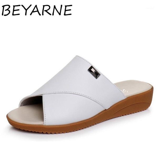 slippers beyarne women slipper flat sandals geunine leather peep toe ladies mules summer shoes big size 34-431, Black
slippers beyarne women slipper flat sandals geunine leather peep toe ladies mules summer shoes big size 34-431, Black