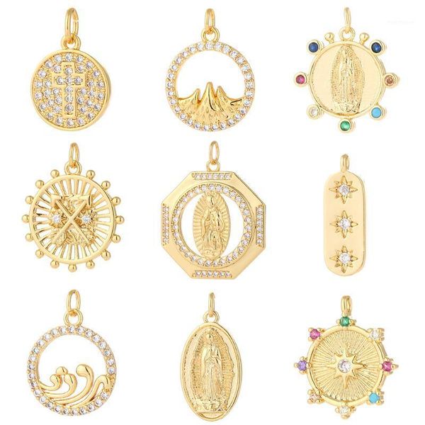 charms cross for jewelry making gold jesus our lady design charm diy earring bracelet necklace copper zircon accessories1, Bronze;silver
charms cross for jewelry making gold jesus our lady design charm diy earring bracelet necklace copper zircon accessories1, Bronze;silver