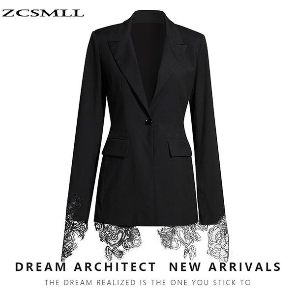 women's suits & blazers black suit female 2021 autumn fried street machine embroidery lace stitching waist hugging drape coat, White;black
women's suits & blazers black suit female 2021 autumn fried street machine embroidery lace stitching waist hugging drape coat, White;black