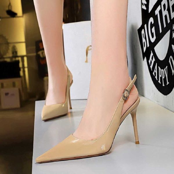 designer classic luxury simple high heels, stiletto heel, shallow mouth and pointed toe, hollowed out strapped nightclub women's shoes, Black
designer classic luxury simple high heels, stiletto heel, shallow mouth and pointed toe, hollowed out strapped nightclub women's shoes, Black